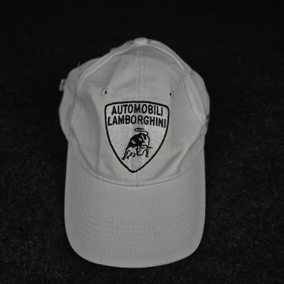 Automobili Lamborghini Gallardo Track Day 2012 Fontana White Baseball Cap Hat